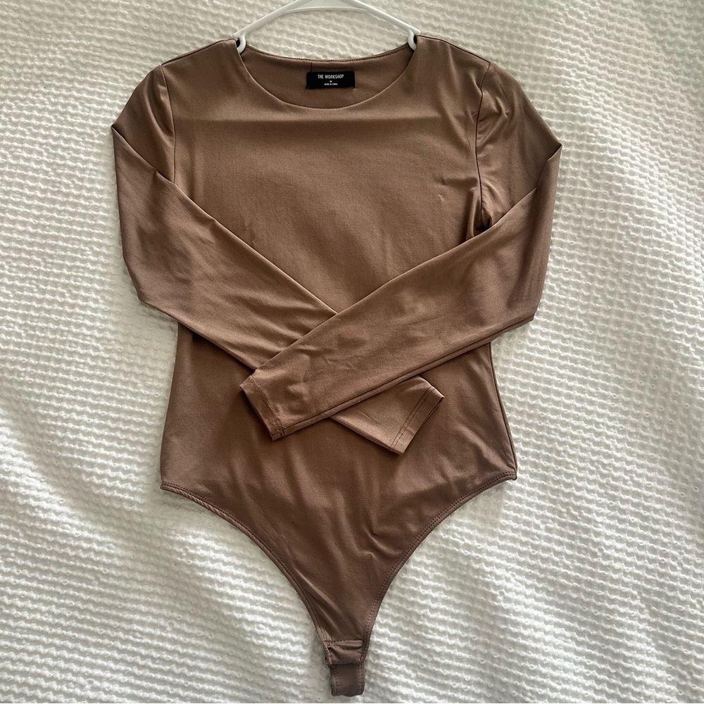 Long Sleeve Mocha Bodysuit